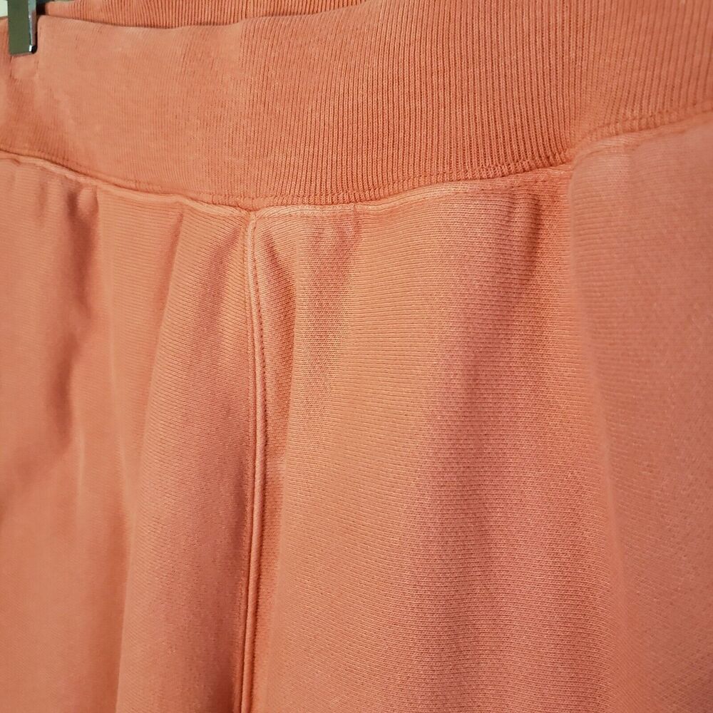 Champion Reverse Weave Vintage Wash Orange Sweatpants Blue Spellout Size Small - Picture 5 of 10